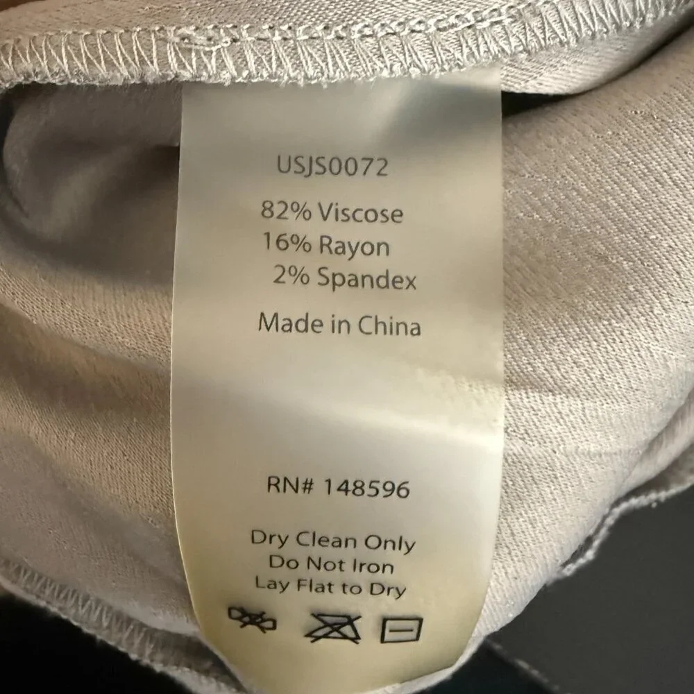 Universal Standard Kia Wide Leg Crop Jumpsuit Women's XL (26-28) Tan Minimalist